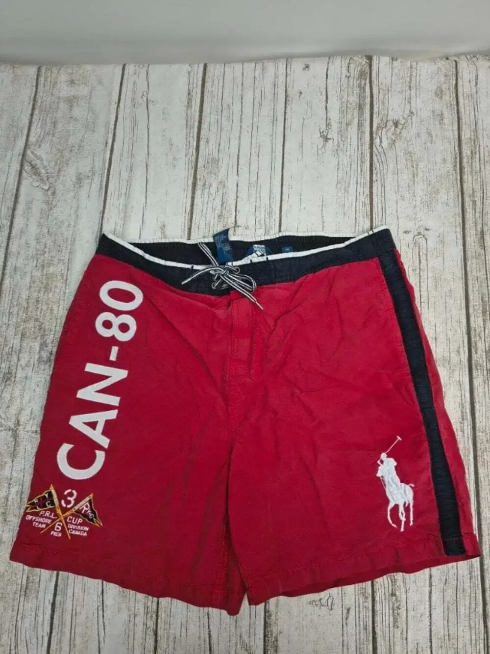 Polo Ralph Lauren Red Swim Trunks Shorts Size M